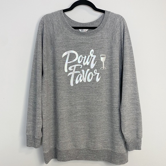 Wildfox Pour Favor Graphic Sweatshirt - Picture 3 of 9